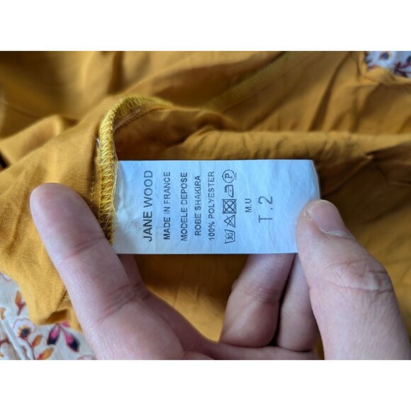 Jane Wood Off Shoulder Robe Shakira Dress Size 2 - Picture 6 of 6